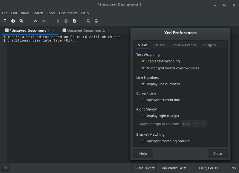 File:Xed v1.2.2--adwaita dark theme.png